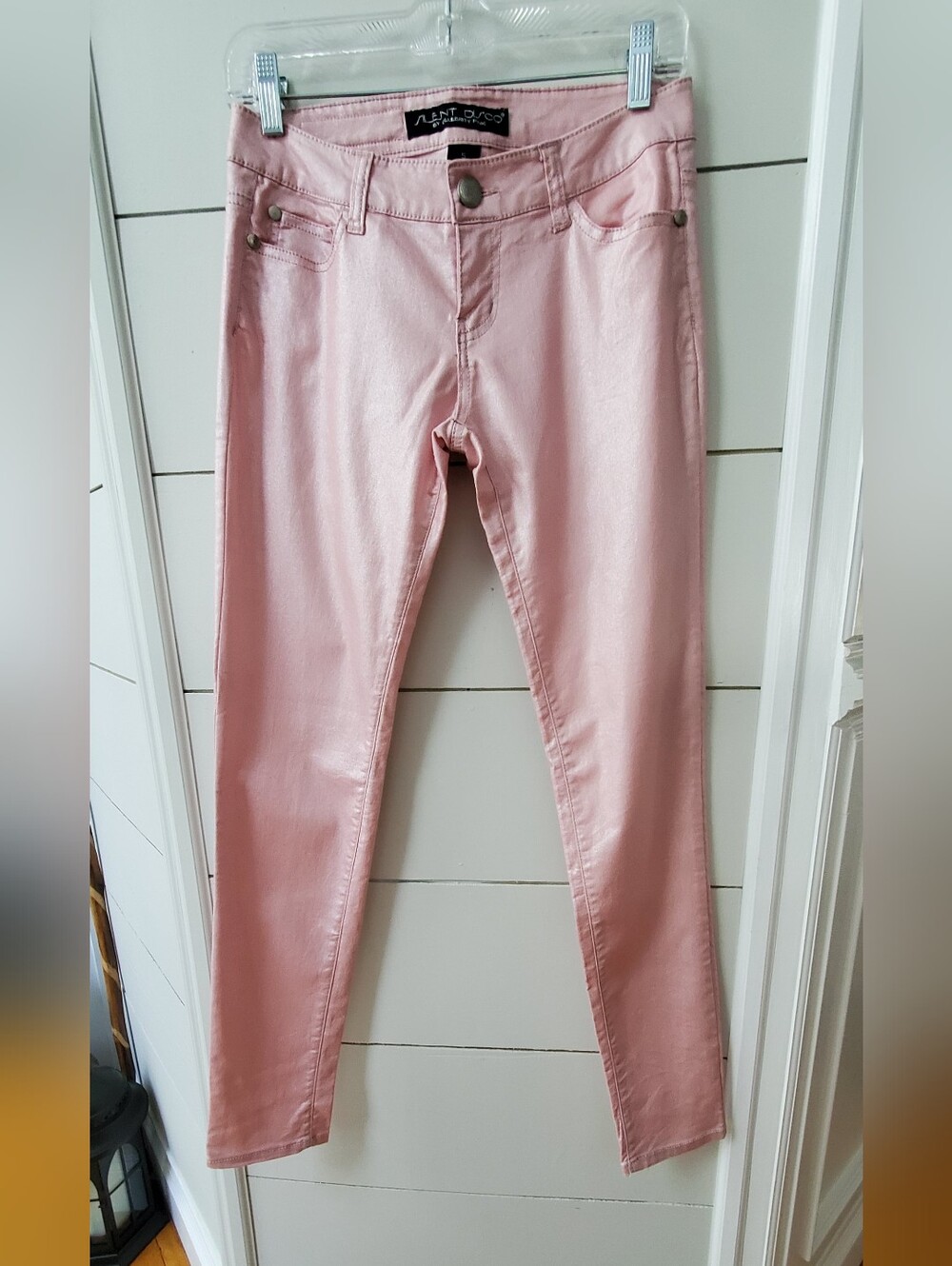 Celebrity Pink Light Pink Denim Skinny Jeans